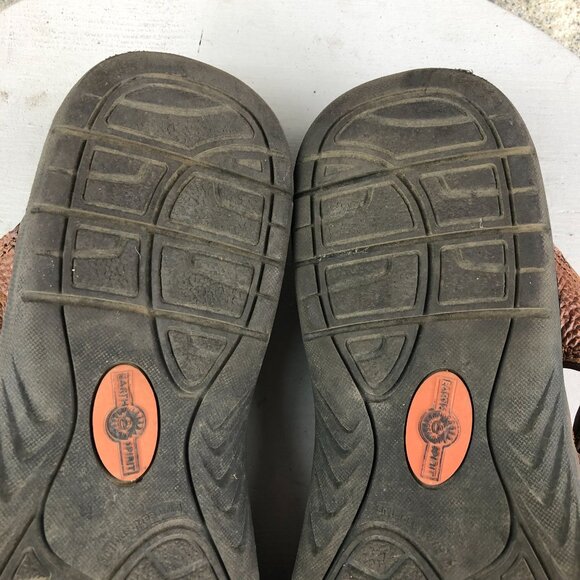 Earth Spirit Men's Size 13 Gelron 2000 Brown Leather Hook & Loop Casual Slides - Picture 10 of 15